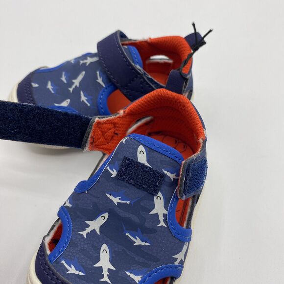 Surprise By Stride Rite Size 3 Months Infant Blue Shark Flo Boys Shoes NWOT - Picture 8 of 8
